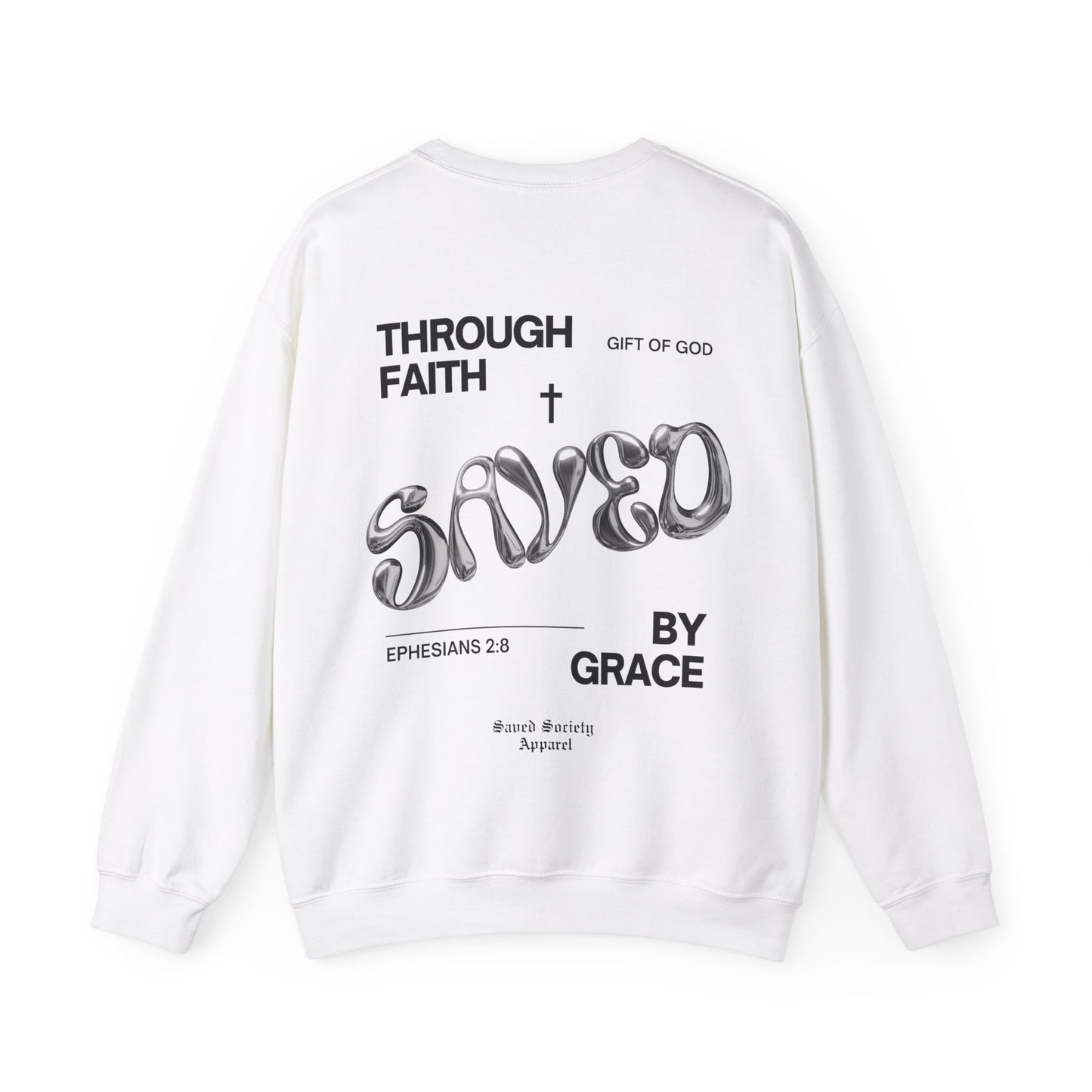 Through Faith By Grace Crewneck