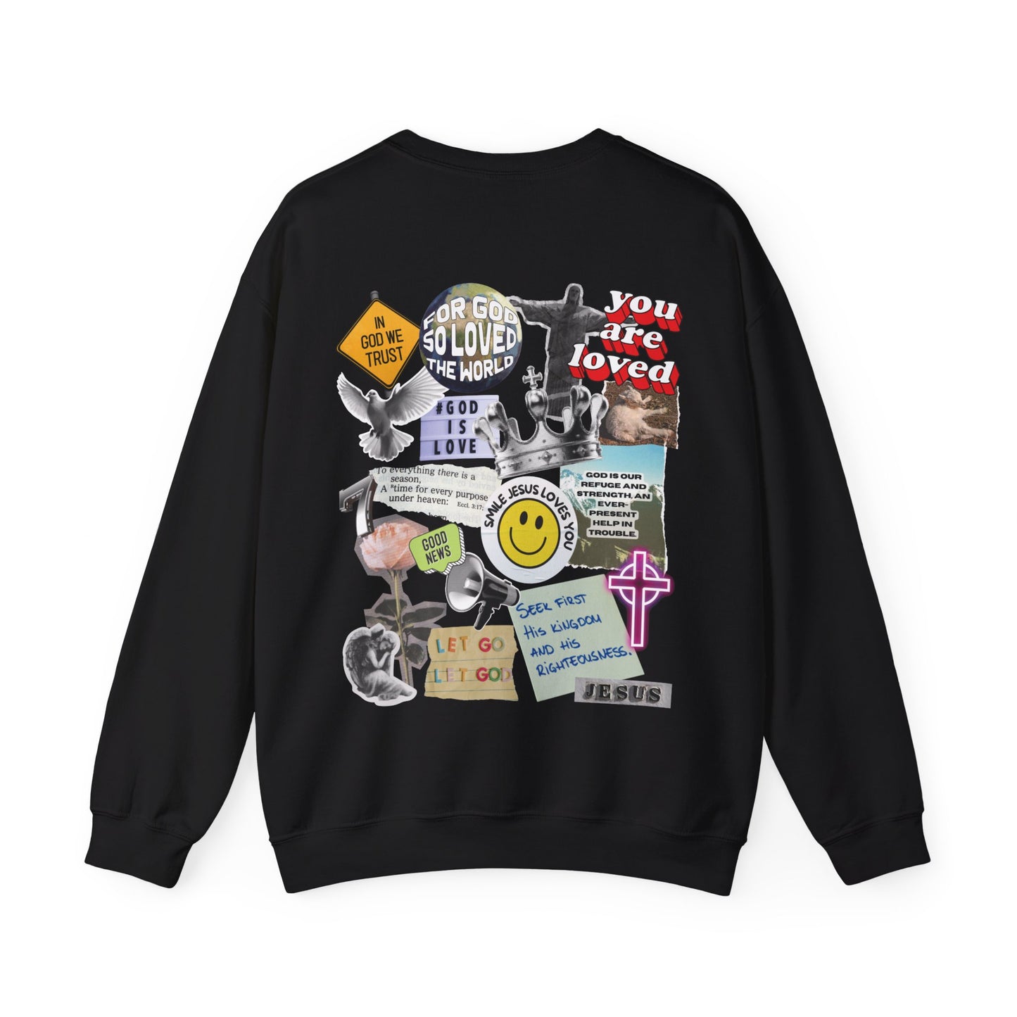 Jesus Collage Crewneck