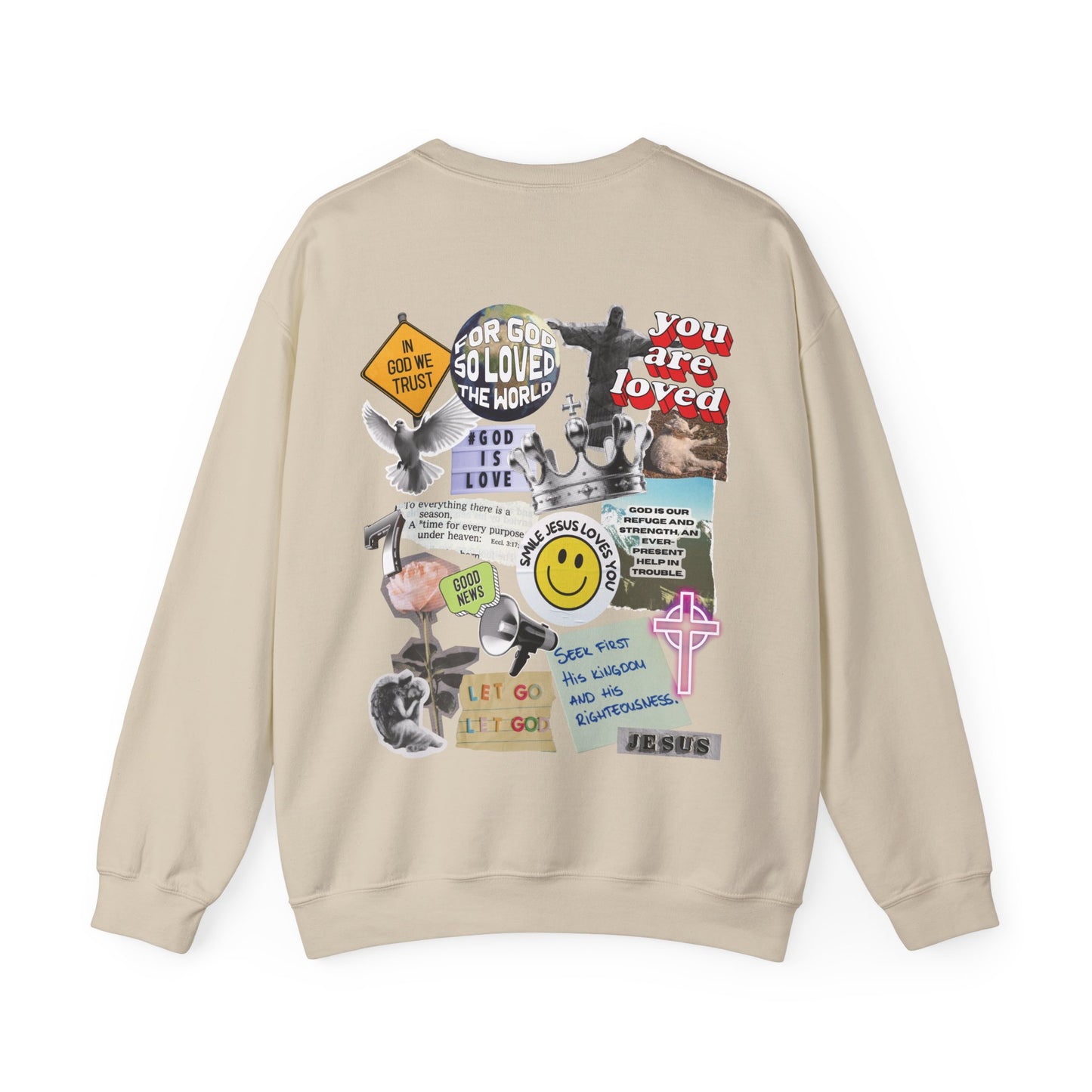 Jesus Collage Crewneck