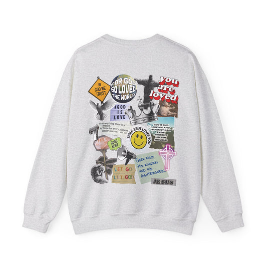 Jesus Collage Crewneck