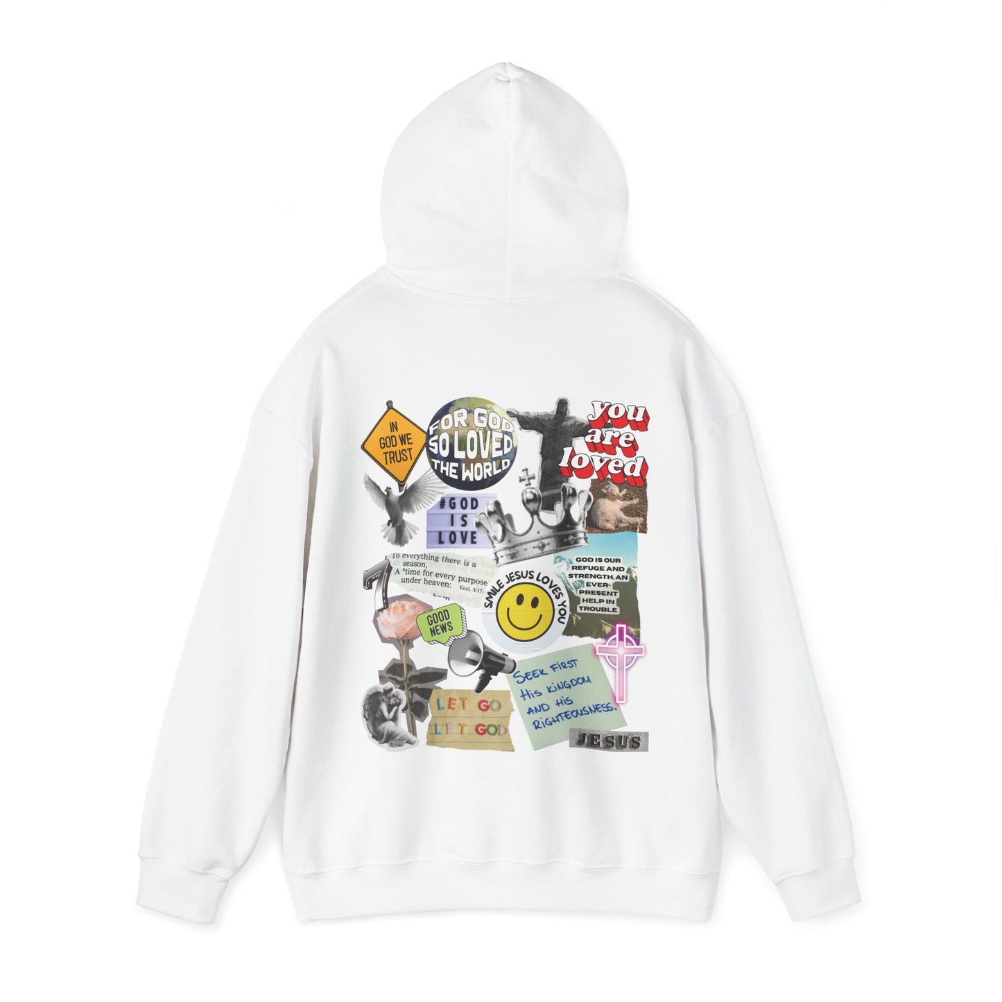 Jesus Collage Hoodie