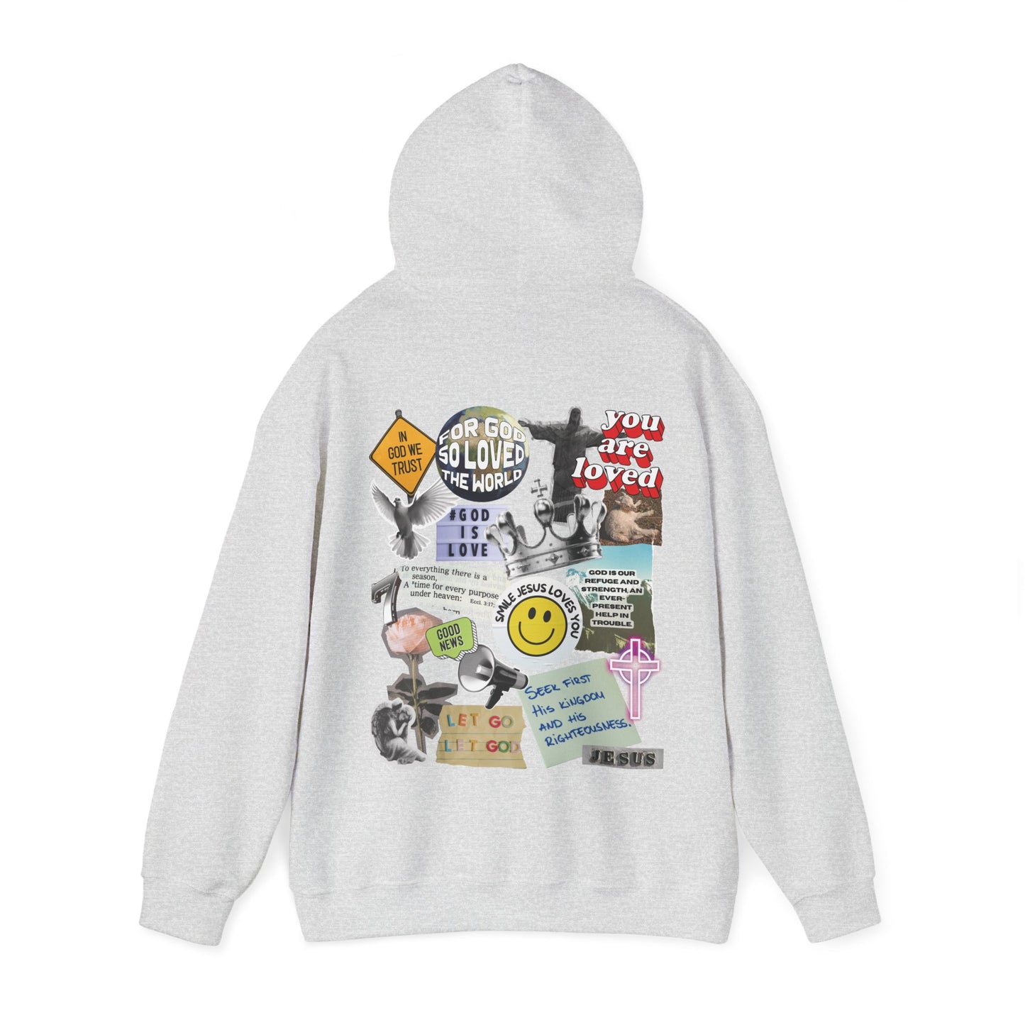 Jesus Collage Hoodie