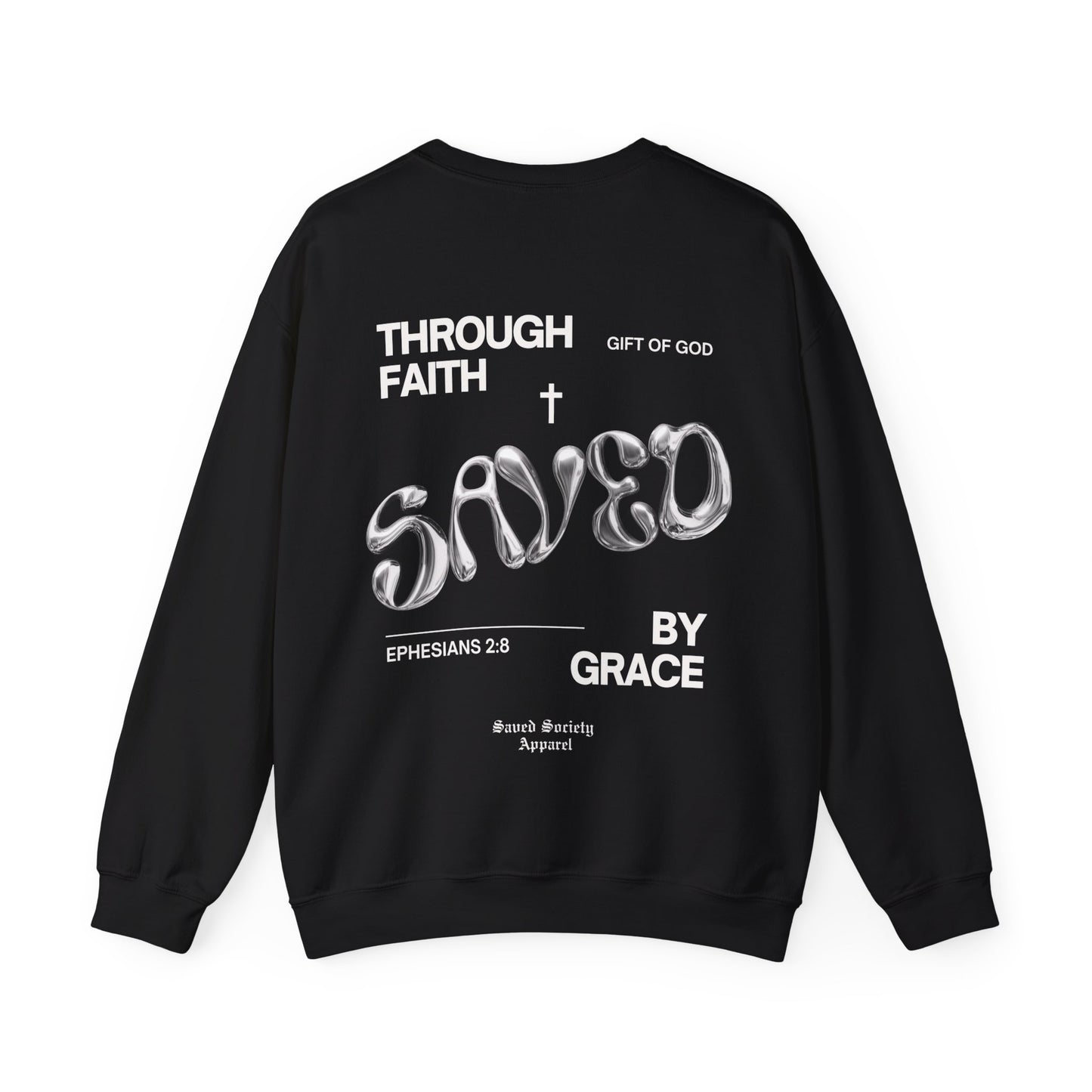 Through Faith By Grace Crewneck