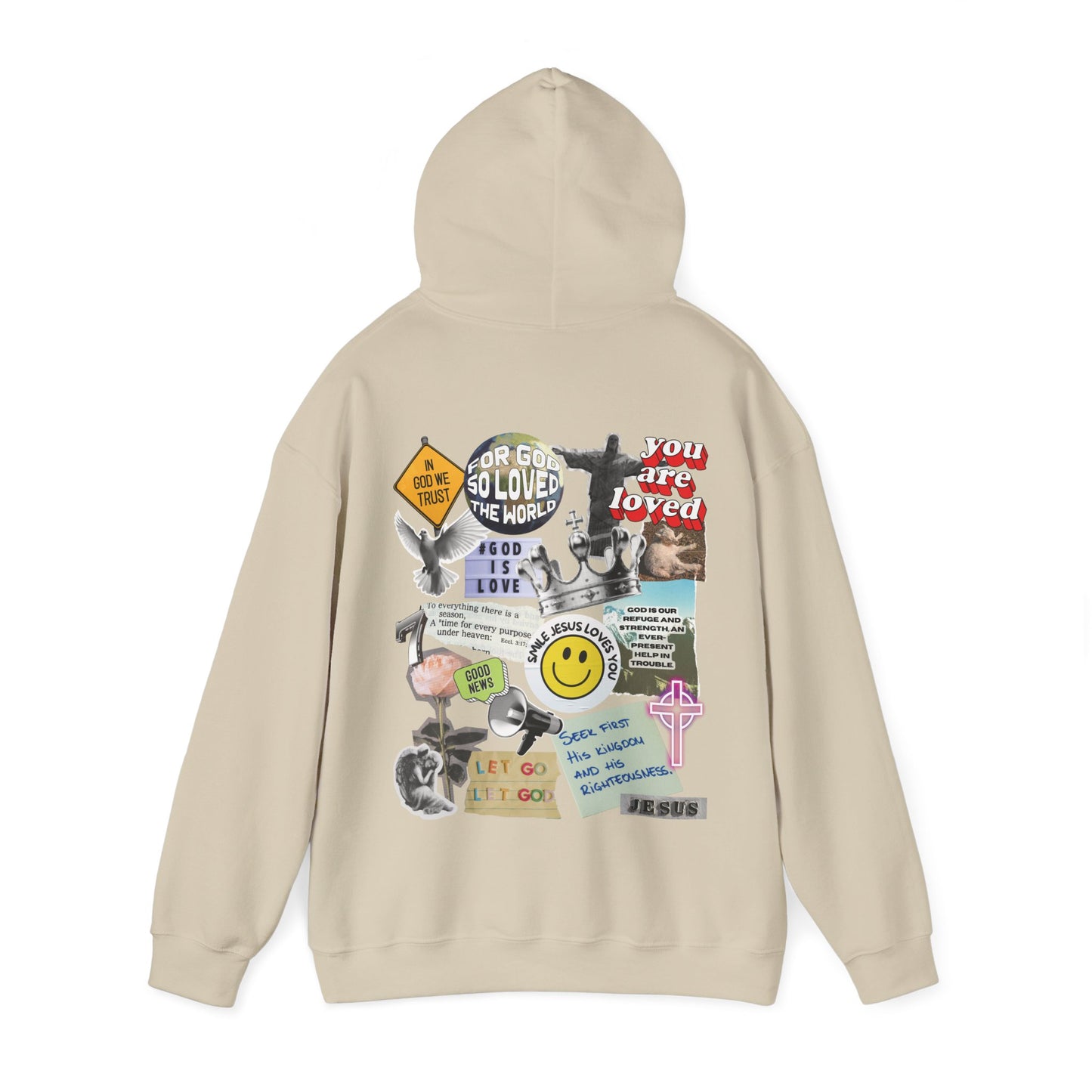 Jesus Collage Hoodie