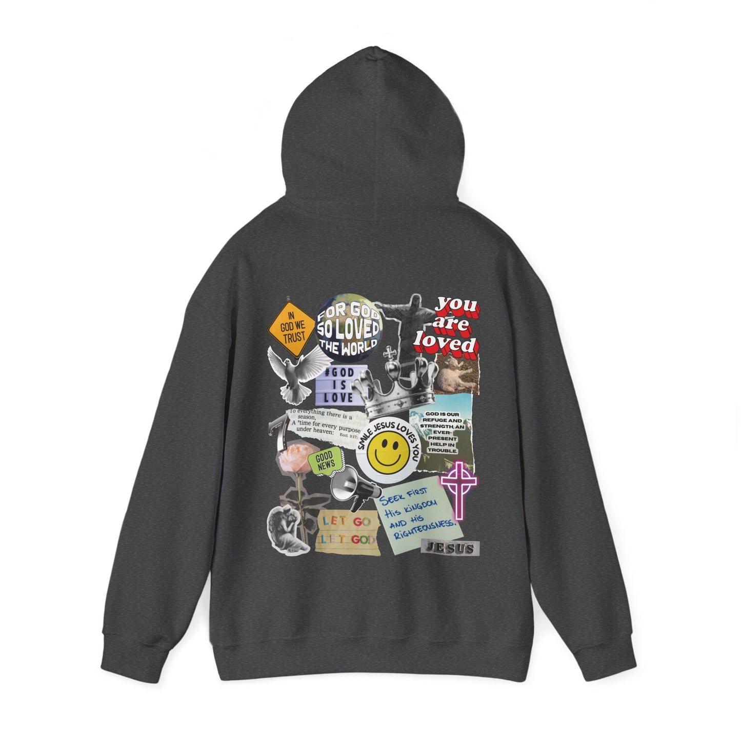 Jesus Collage Hoodie