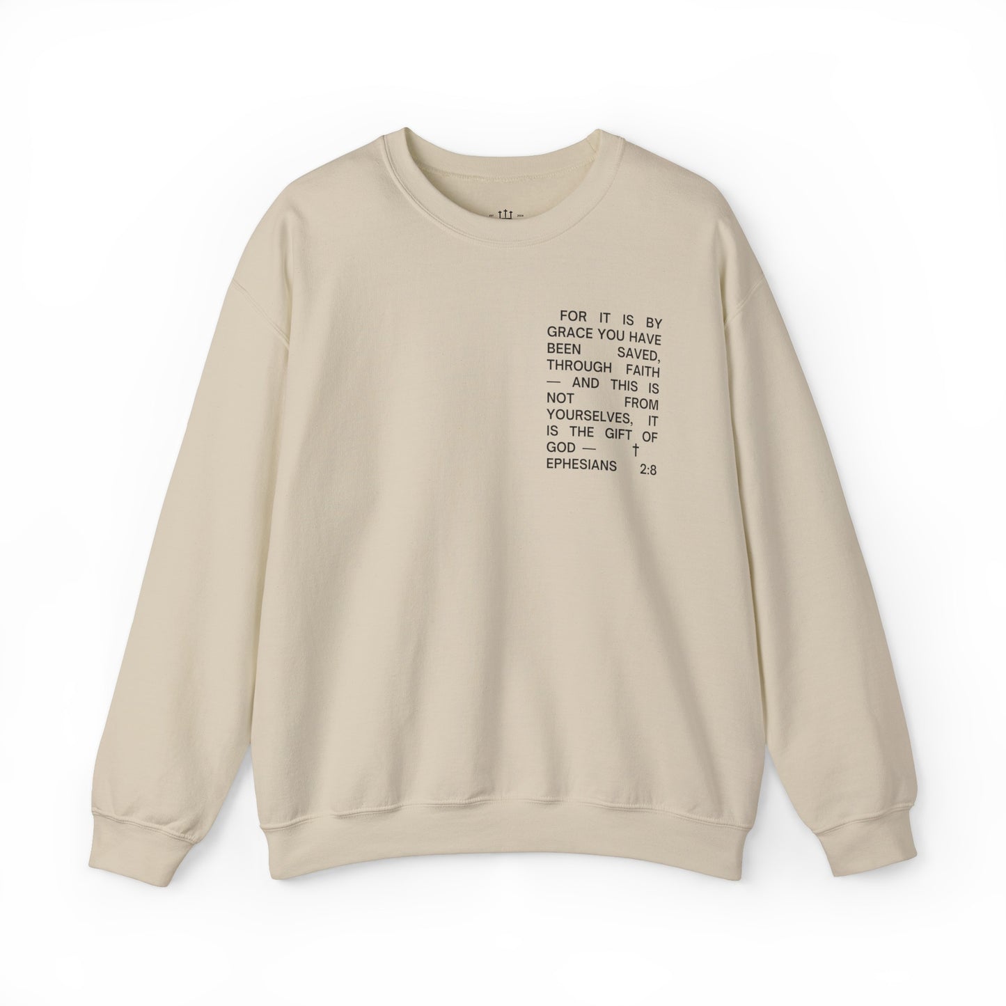 Through Faith By Grace Crewneck