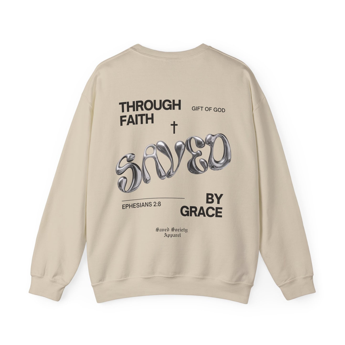 Through Faith By Grace Crewneck